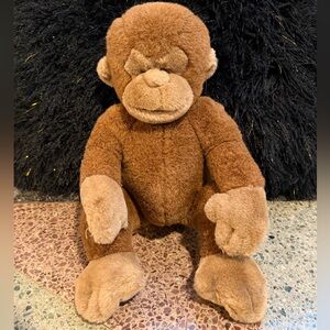 Vintage Douglas Monkey Plush Little Cuddlers 1990 ECU 14" Eyes squinty
